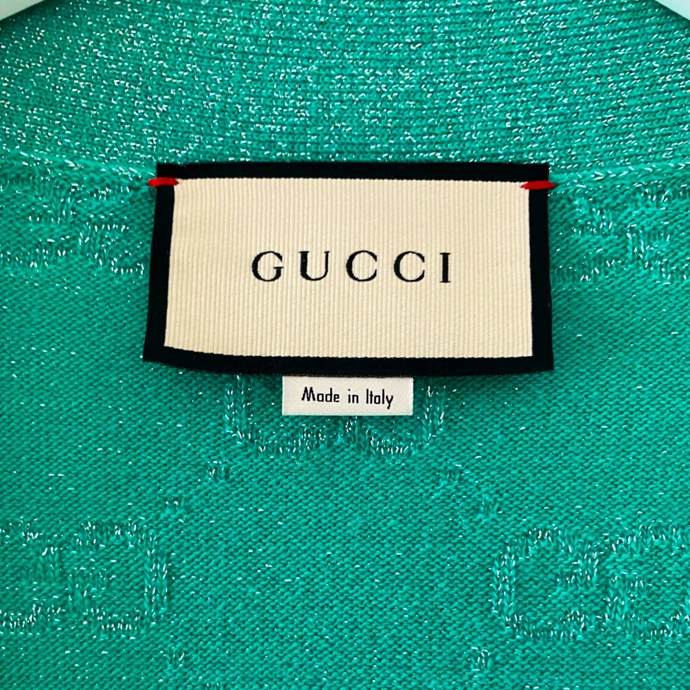 Gucci turquoise sweater ~ NEVER WORN